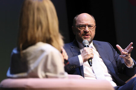 Martin Schulz zu Gast bei 'BRIGITTE Live' in Berlin