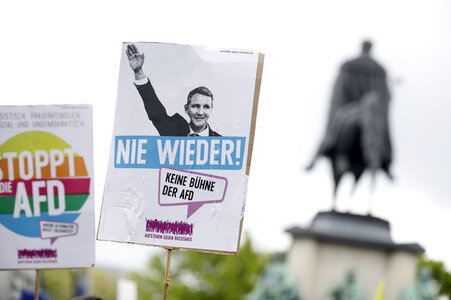 Demonstrationen gegen den AfD Bundesparteitag in Köln