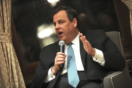 Chris Christie Podiumsgespräch in New York