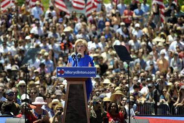 Hillary Clinton startet ihre Wahlkampagne in New York