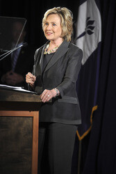 Hillary Clinton spricht in New York