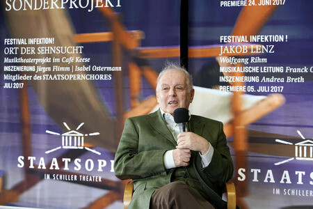 Jahrespressekonferenz in der Staatsoper im Schiller Theater in Berlin