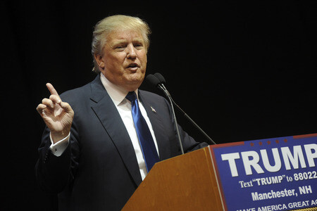 Wahlkampfrede von Donald Trump in Manchester