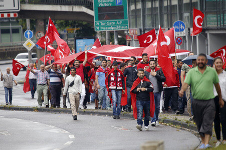 Erdogan-Demo in Köln