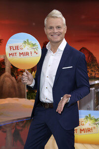 Fototermin zur Quizshow 'Flieg mit mir!' in Hamburg