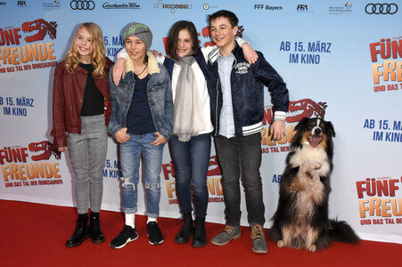 Filmpremiere 'Fünf Freunde und das Tal der Dinosaurier' in München