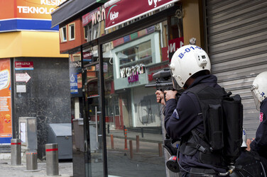 Maidemonstration in Istanbul