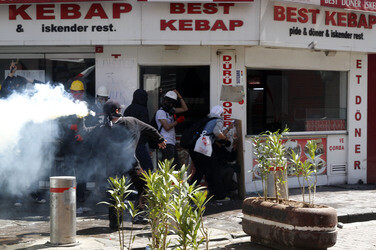Maidemonstration in Istanbul
