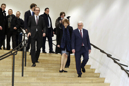 Bundespräsident Steinmeier besucht die Elbphilharmonie in Hamburg