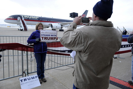 Wahlkampfrede von Donald Trump in Dubuque