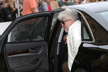 Ankunft von Pedro Almodóvar auf dem San Sebastian Film Festival 2014