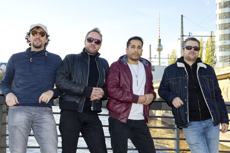 Fototermin mit dem Kid Colling Cartel in Berlin