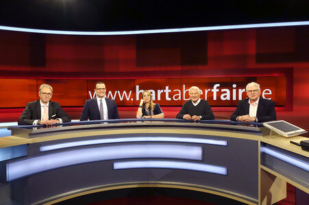 Talkshow 'hart aber fair' in Berlin