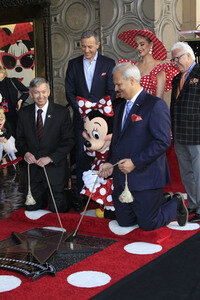 Minnie Mouse erhält einen Stern auf dem Hollywood Walk of Fame in Los Angeles