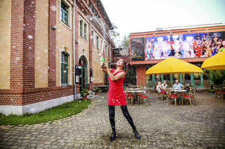 Feier zur TV-Show 'Himmlisches Hotel' in Dresden