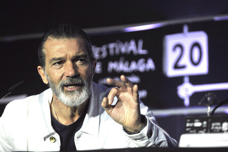Pressekonferenz mit Antonio Banderas auf dem Malaga Film Festival 2017