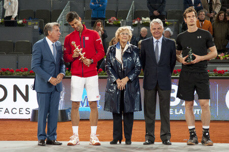 Tennis Match Novak Djokovic vs Andy Murray in Madrid