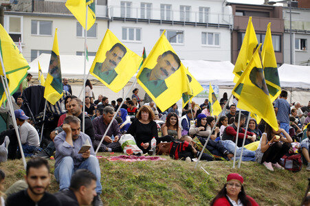 Kurden Großdemo in Köln