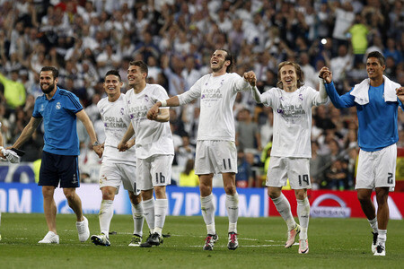 Champions League Match Real Madrid vs Manchester City in Madrid