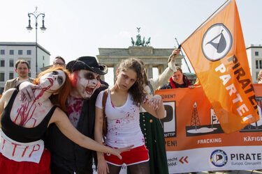 Zombie-Walk der Piratenpartei, Berlin