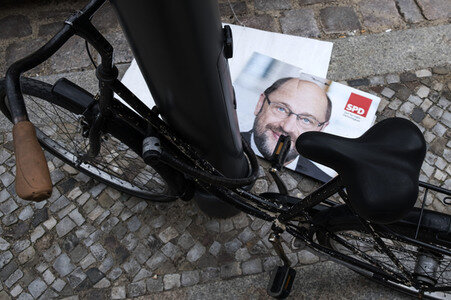 Bundestagswahlkampf-Plakate in Berlin
