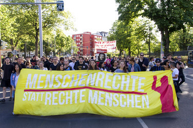 Bärgida Gegendemo in Berlin