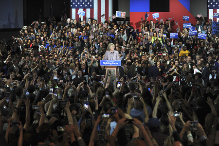 Hillary Clinton bei der NY State Democratic Primary Victory Celebration in New York