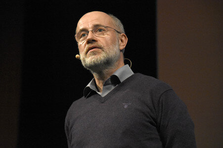 Lesung von Harald Lesch auf dem Literaturfest München 2018