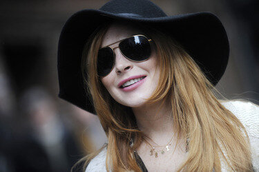Lindsay Lohan bei der 'Late Show with David Letterman', New York
