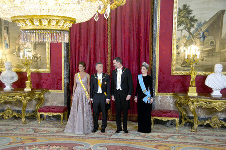 Gala Dinner für den Präsidenten von Argentinien in Madrid