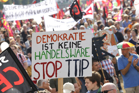 Demo gegen TTIP und Ceta in Köln