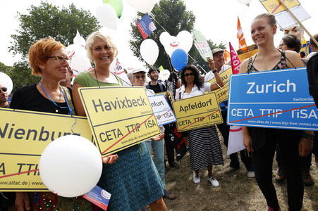 Demo gegen TTIP und Ceta in Köln