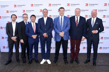 ProSiebenSat1 Media SE Spatenanstich in Unterföhring