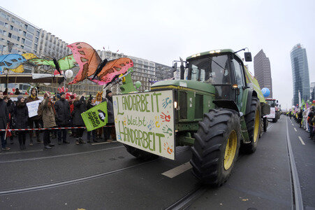 Demonstration 'Wir haben es Satt!' in Berlin