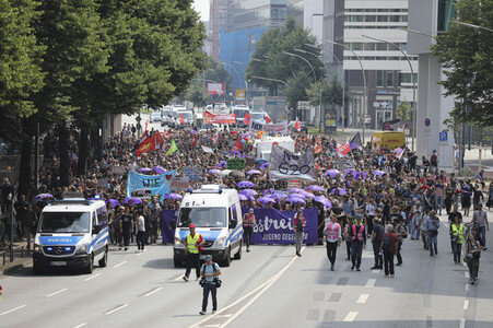 Demonstration 'Bildungsstreik - Jugend gegen G20' in Hamburg