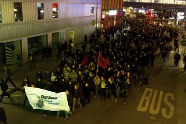 Demonstration am Oranienplatz, Berlin