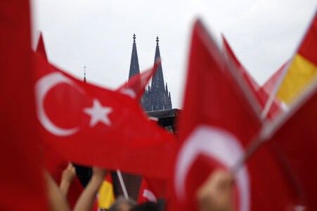 Erdogan-Demo in Köln