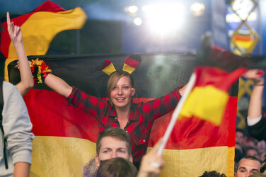 WM-Fanmeile beim Spiel Deutschland gegen Ghana, Berlin