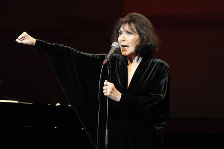 Konzert von Juliette Greco in Hamburg