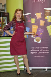 Verkaufsstart der Veganprodukte 'Vevenga' von Marion Kracht, Hamburg