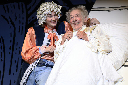 Theaterprobe 'Der eingebildet Kranke' in Berlin