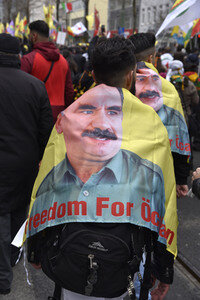 Kurden-Demonstration in Frankfurt
