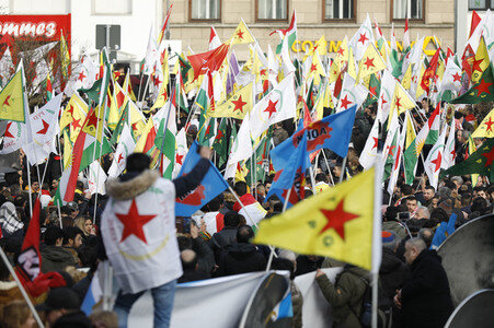 Kurden-Demo in Köln
