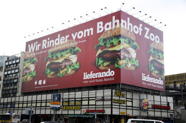 'Wir Rinder vom Bahnhof Zoo' Werbekampagne, Berlin