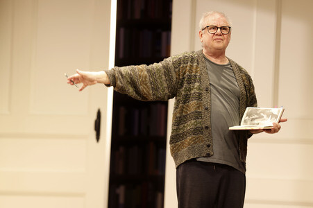 Theaterprobe 'Sophia oder Das Ende der Humanisten' in Berlin