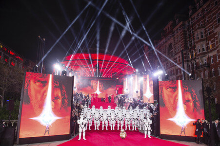 Filmpremiere 'Star Wars: Die letzten Jedi' in London