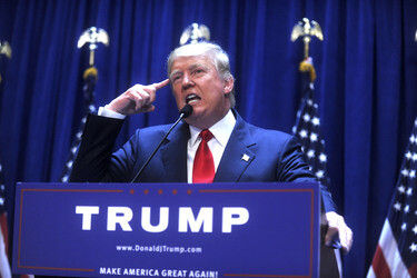 Donald Trump Pressekonferenz in New York