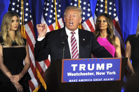 Wahlkampfrede von Donald Trump in Briarcliff Manor