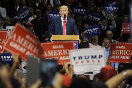 Donald Trump Wahlkampfveranstaltung in Wilkes-Barre