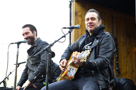 Straßenkonzert von The BossHoss in Berlin